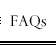 FAQs